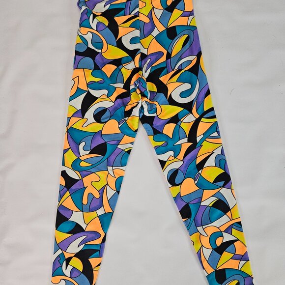 Pro Spirit Workout/Fitness/Running Tights Abstract SPANDEX Pants Womens - Picture 11 of 16